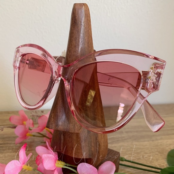 Pink Cat Eye Sunglasses - Picture 3 of 12